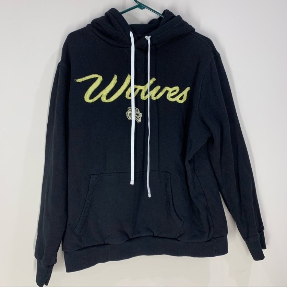 Darc Sport Wolves Embroidered Hooded Sweatshirt Hoodie Limited Edition XL